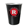 Rutgers Scarlet Knights 8 oz Tin Cup Black Matte Coating Officially Licensed R & R INC.