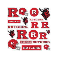 Rutgers Scarlet Knights Officially Licensed College Sticker Multipack - School Spirit Decal Set R & R INC.