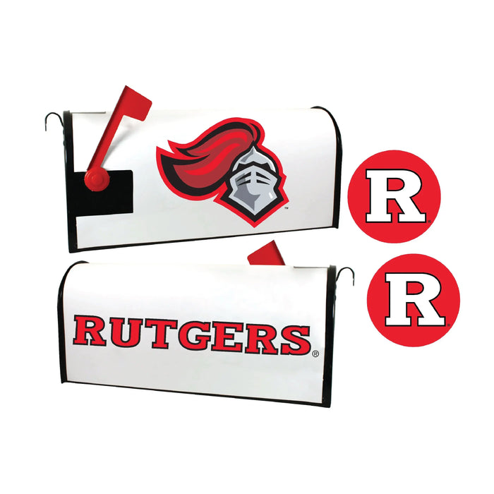Rutgers Scarlet Knights NCAA Officially Licensed Mailbox Cover & Sticker Set R & R INC.