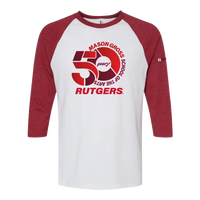 50th Anniversary Unisex Three-Quarter Sleeve Tee Mason Gross School of Arts