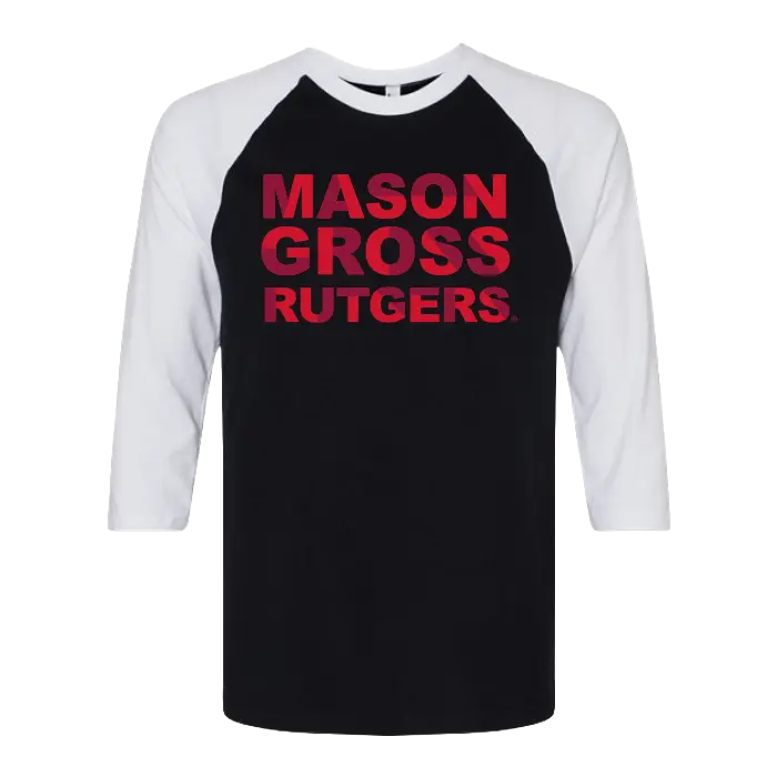 Unisex Three-Quarter Sleeve Tee Mason Gross School of Arts