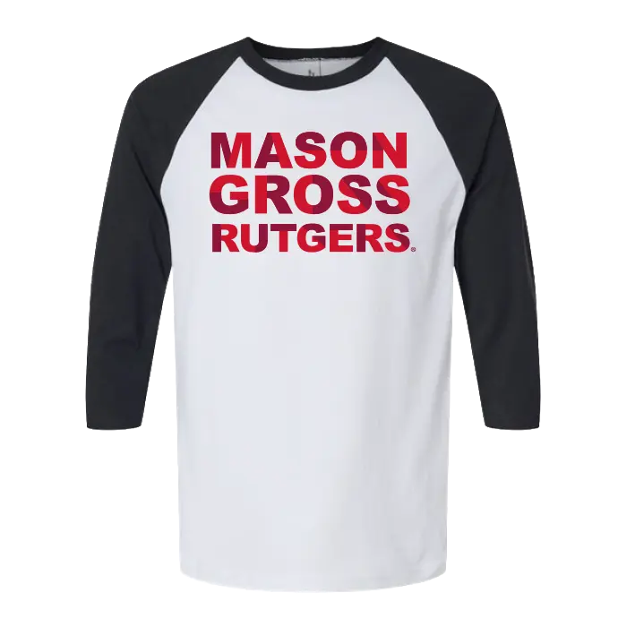 Unisex Three-Quarter Sleeve Tee Mason Gross School of Arts