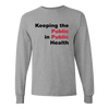 Public Health Unisex Fine Jersey Long Sleeve T-Shirt Rutgers Public Health