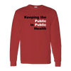 Public Health Unisex Fine Jersey Long Sleeve T-Shirt Rutgers Public Health