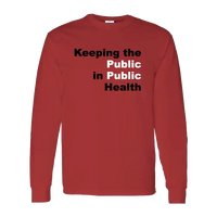 Public Health Unisex Fine Jersey Long Sleeve T-Shirt Rutgers Public Health