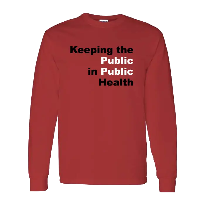 Public Health Unisex Fine Jersey Long Sleeve T-Shirt Rutgers Public Health