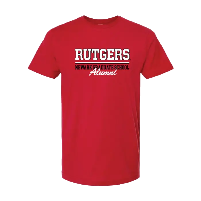 Newark Graduate School Alumni Unisex Fine Jersey T-Shirt Rutgers Newark Graduate School