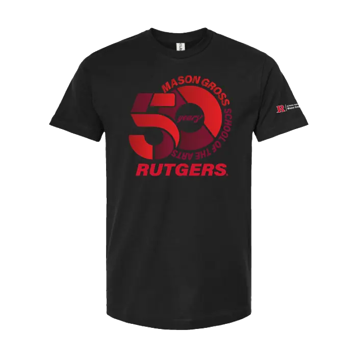 50th Anniversary Unisex Fine Jersey T-Shirt Mason Gross School of Arts