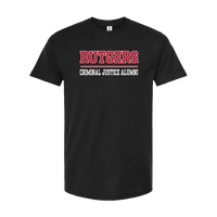 Criminal Justice Unisex Fine Jersey T-Shirt Rutgers Criminal Justice
