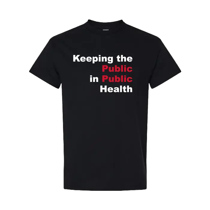 Public Health Unisex Fine Jersey T-Shirt Rutgers Public Health
