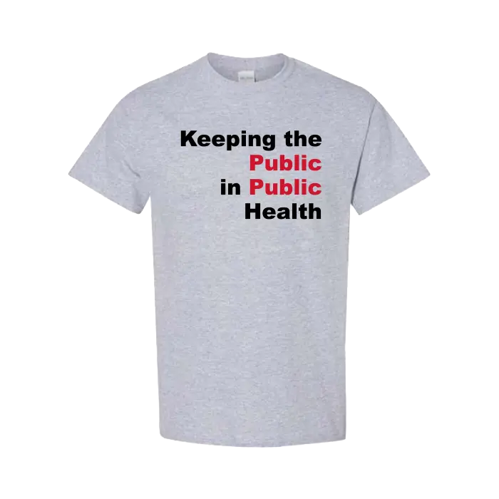Public Health Unisex Fine Jersey T-Shirt Rutgers Public Health
