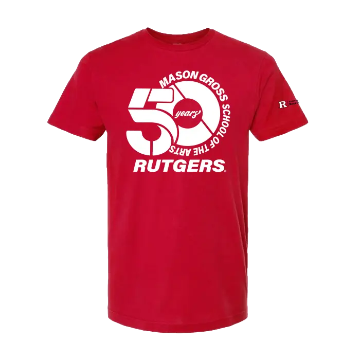 50th Anniversary Unisex Fine Jersey T-Shirt Mason Gross School of Arts