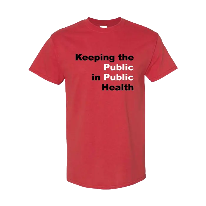 Public Health Unisex Fine Jersey T-Shirt Rutgers Public Health
