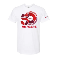50th Anniversary Unisex Fine Jersey T-Shirt Mason Gross School of Arts