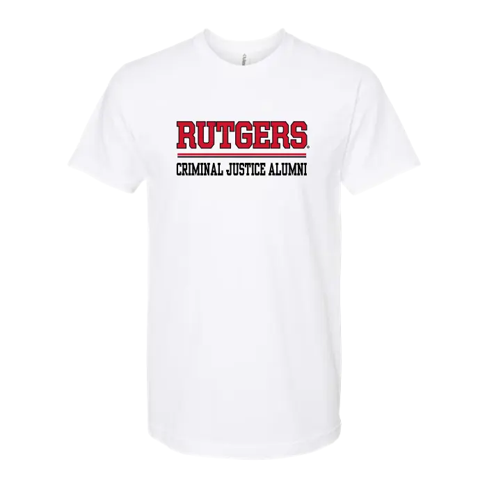 Criminal Justice Unisex Fine Jersey T-Shirt Rutgers Criminal Justice
