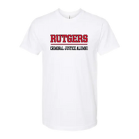 Criminal Justice Unisex Fine Jersey T-Shirt Rutgers Criminal Justice