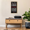 House Rules Rutgers State University Sign Kendrick Home