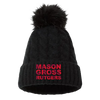 MGSA Winter Pom Pom Beanie Mason Gross School of Arts