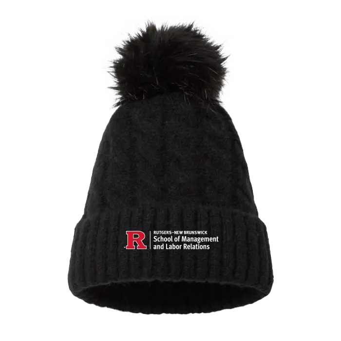 SMLR Winter Blur II Beanie School of Management & Labor Relations