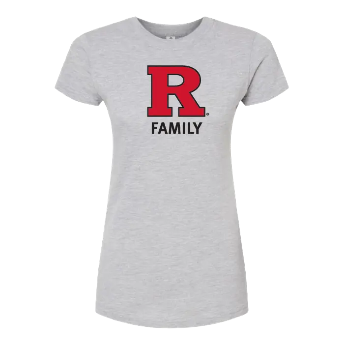 Rutgers Family Women's Fine Jersey Slim Fit T-Shirt Rutgers Family