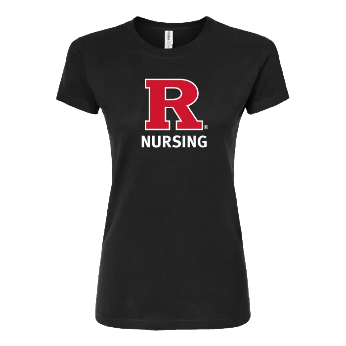 Women's Fine Jersey Slim Fit T-Shirt Rutgers School of Nursing