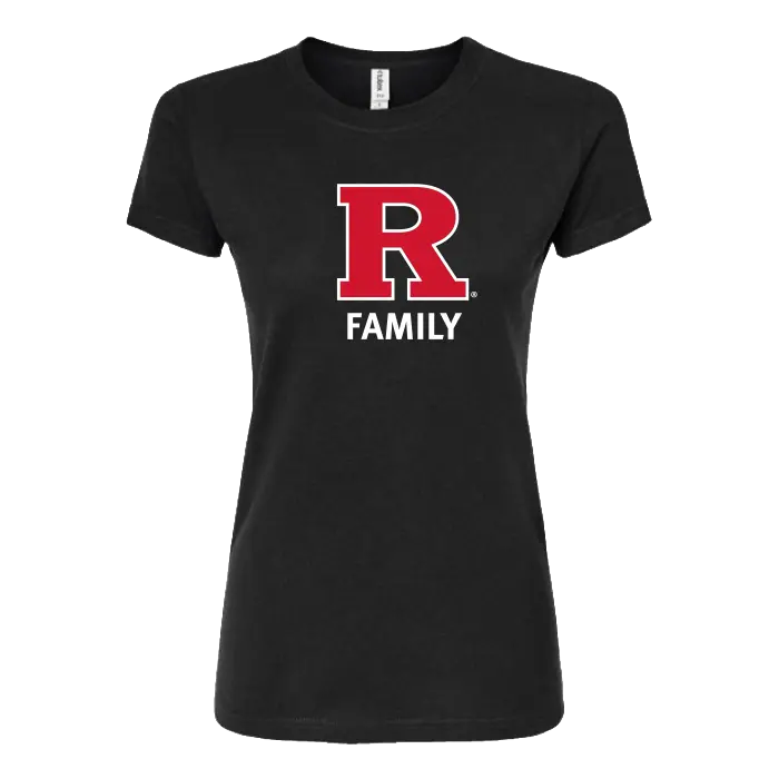 Rutgers Family Women's Fine Jersey Slim Fit T-Shirt Rutgers Family