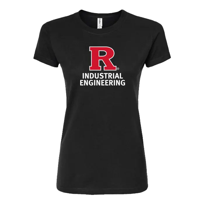 Industrial Engineering Women's Fine Jersey Slim Fit T-Shirt Rutgers Industrial Engineering