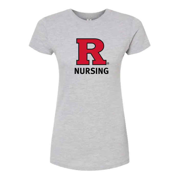 Women's Fine Jersey Slim Fit T-Shirt Rutgers School of Nursing
