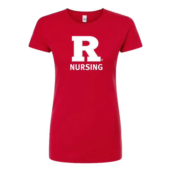 Women's Fine Jersey Slim Fit T-Shirt Rutgers School of Nursing