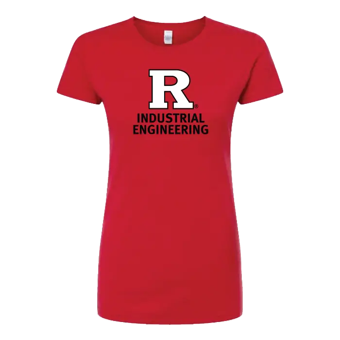 Industrial Engineering Women's Fine Jersey Slim Fit T-Shirt Rutgers Industrial Engineering