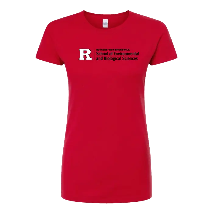 SEBS Women's Fine Jersey Slim Fit T-Shirt Rutgers SEBS