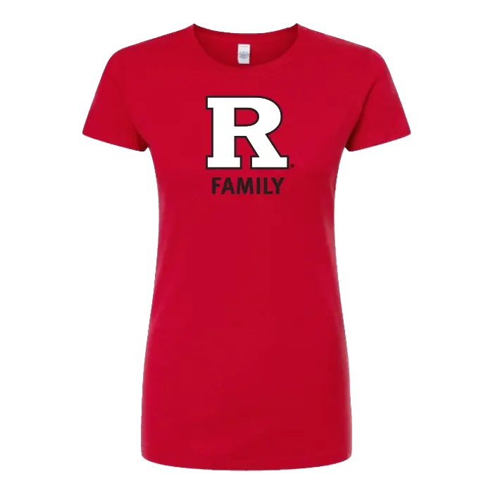 Rutgers Family Women's Fine Jersey Slim Fit T-Shirt Rutgers Family