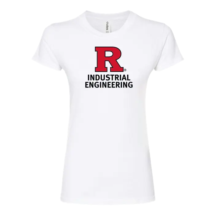 Industrial Engineering Women's Fine Jersey Slim Fit T-Shirt Rutgers Industrial Engineering