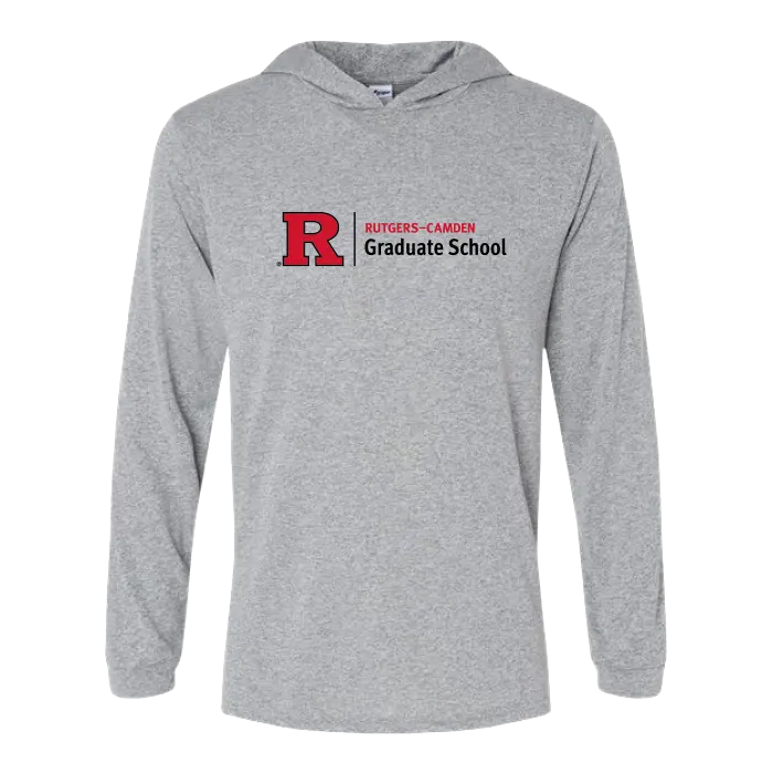 Camden Graduate School Unisex Bahama Performance Hooded Long Sleeve T-Shirt Camden Graduate School