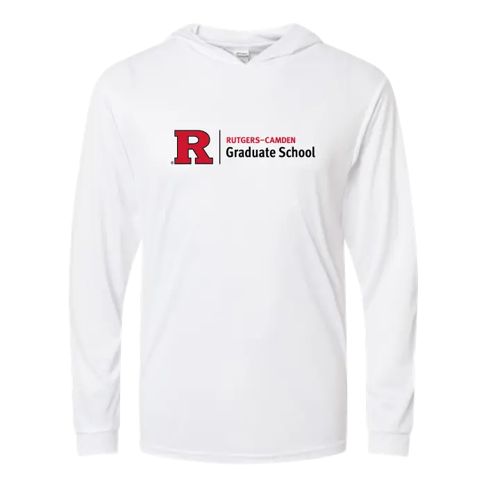 Camden Graduate School Unisex Bahama Performance Hooded Long Sleeve T-Shirt Camden Graduate School