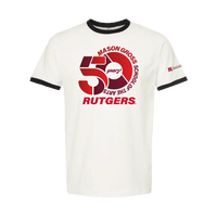 50th Anniversary Unisex Ringer T-Shirt Mason Gross School of Arts