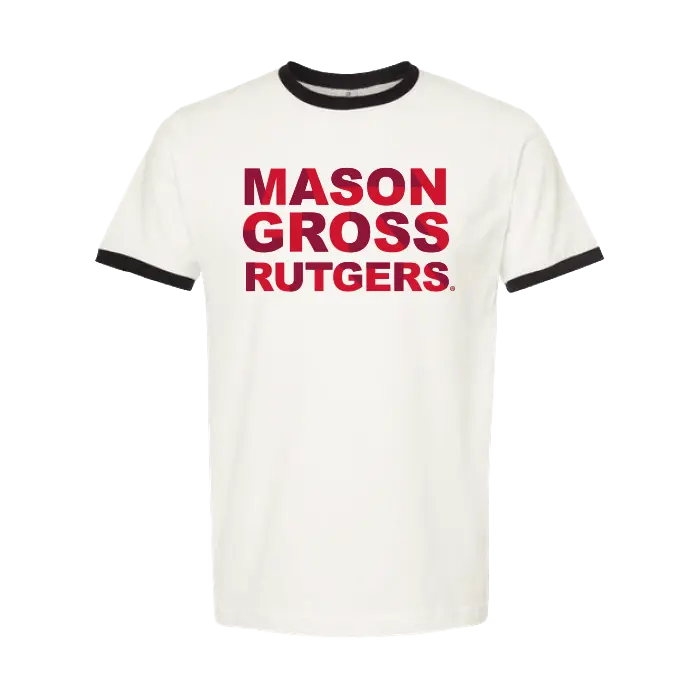 Unisex Fine Jersey Ringer T-Shirt Mason Gross School of Arts