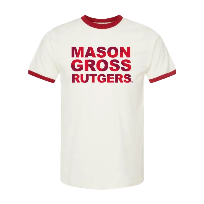 Unisex Fine Jersey Ringer T-Shirt Mason Gross School of Arts