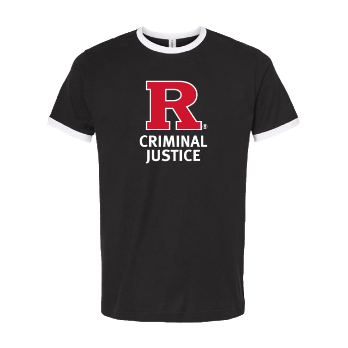 Criminal Justice Fine Jersey Ringer T-Shirt  T-Shirts