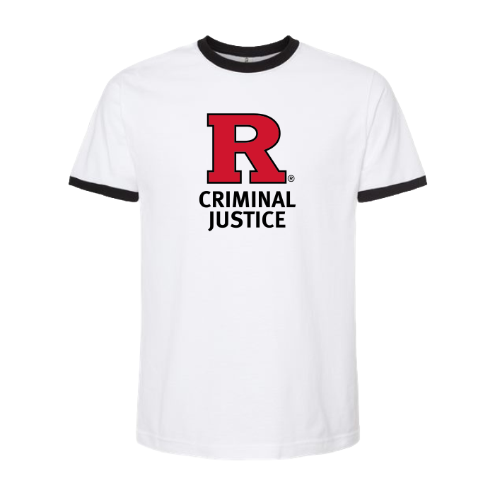 Criminal Justice Fine Jersey Ringer T-Shirt  T-Shirts