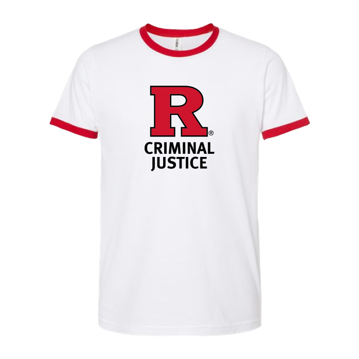 Criminal Justice Fine Jersey Ringer T-Shirt  T-Shirts
