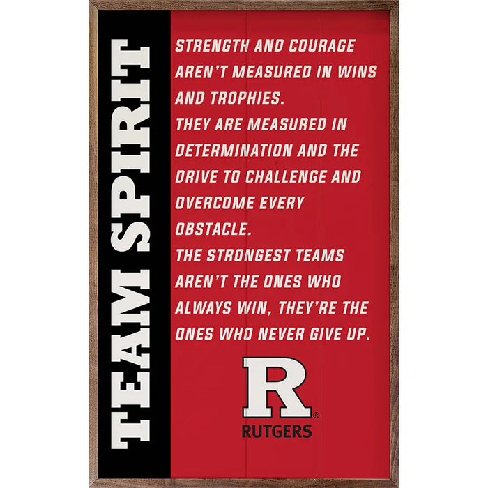 Team Spirit Rutgers State University Kendrick Home