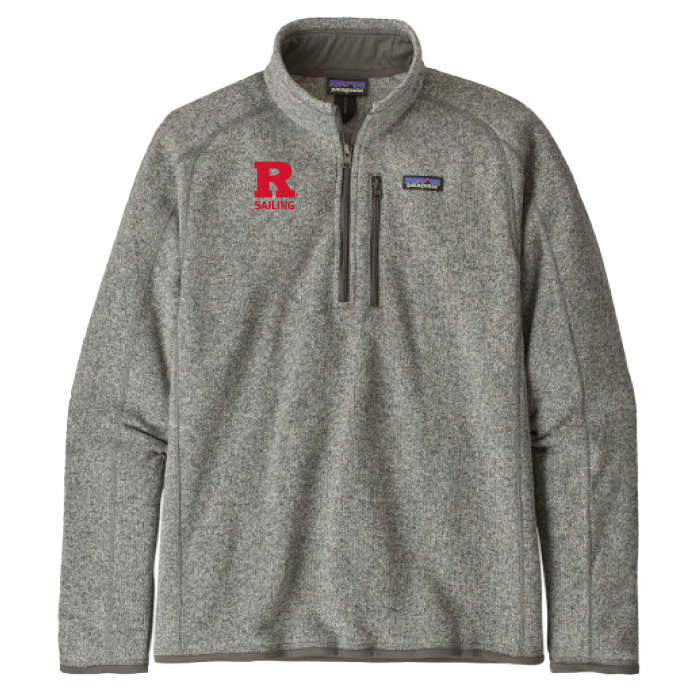 Men's Better Sweater Quarter Zip Fleece Rutgers Sailing