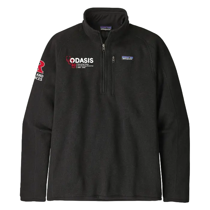 Rutgers ODASIS Men's Better Sweater 1/4-Zip Fleece Rutgers ODASIS