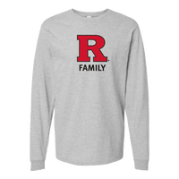 Rutgers Family Unisex Heavyweight Jersey Long Sleeve T-Shirt Rutgers Family