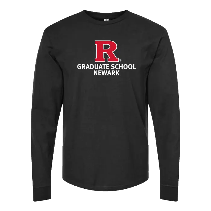 Newark Graduate School Unisex Heavyweight Jersey Long Sleeve T-Shirt Rutgers Newark Graduate School
