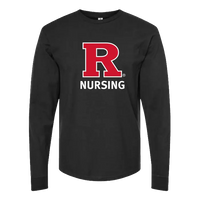 Nursing Unisex Heavyweight Jersey Long Sleeve T-Shirt Rutgers School of Nursing