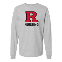 Unisex Heavyweight Jersey Long Sleeve T-Shirt Rutgers School of Nursing