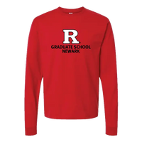 Newark Graduate School Unisex Heavyweight Jersey Long Sleeve T-Shirt Rutgers Newark Graduate School