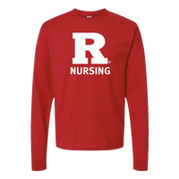 Unisex Heavyweight Jersey Long Sleeve T-Shirt Rutgers School of Nursing